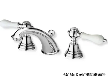 CANOVA ELITE CRICL201 - Countertop washbasin mixer with individual rosettes _ CRISTINA Rubinetterie