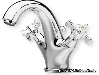 CANOVA CRICN212 - Countertop washbasin mixer with individual rosettes _ CRISTINA Rubinetterie