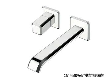 ITALY CRIIT249 - 2 hole wall-mounted single handle washbasin mixer _ CRISTINA Rubinetterie