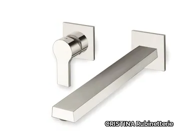 OMEGA CRIOG238 - 2 hole wall-mounted washbasin mixer _ CRISTINA Rubinetterie