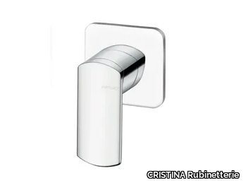 PROFILO CRIPF638 - Single handle shower mixer with plate _ CRISTINA Rubinetterie