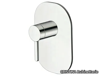 UNIC CRIUC686 - Single handle shower mixer with plate _ CRISTINA Rubinetterie