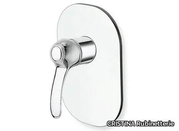 ART CRIAR686 - Single handle shower mixer with plate _ CRISTINA Rubinetterie