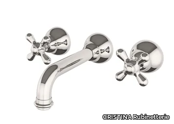 IMPERO CRIIM242 - Wall-mounted washbasin mixer _ CRISTINA Rubinetterie