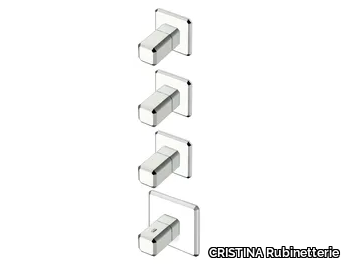 CRIIT773 - 4 hole thermostatic shower mixer _ CRISTINA Rubinetterie