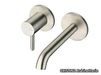 IX CRIIX257 - Wall-mounted single handle washbasin mixer _ CRISTINA Rubinetterie