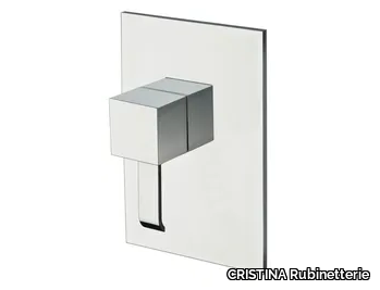 QUADRI CRIQM686 - Single handle shower mixer with plate _ CRISTINA Rubinetterie