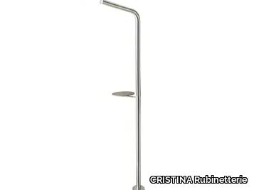 SX CRISX506 - Floor standing stainless steel shower panel _ CRISTINA Rubinetterie