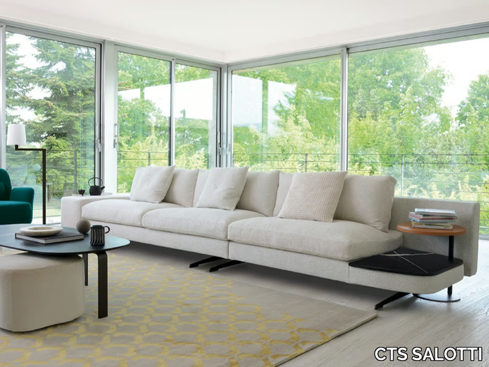 IKON - 3 seater sectional fabric sofa _ CTS SALOTTI