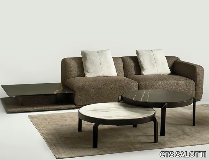 BAGUTTA - 2 seater sectional fabric sofa _ CTS SALOTTI