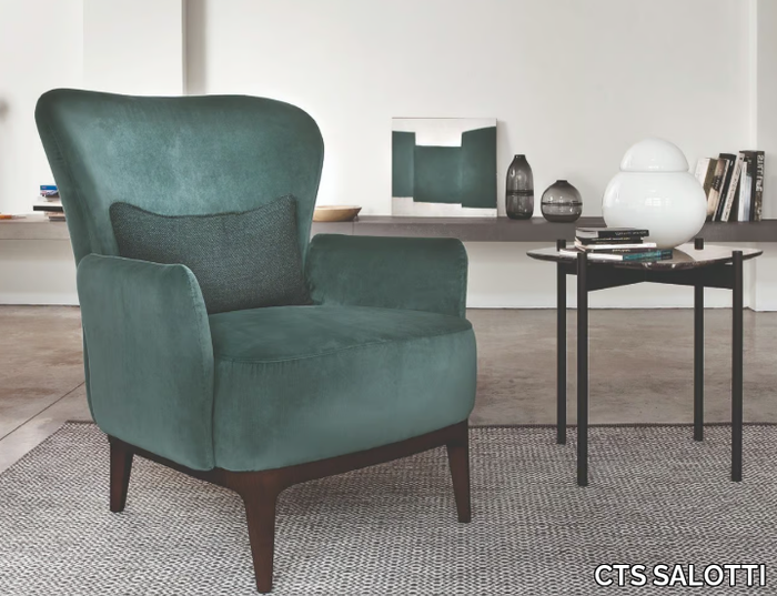 GINEVRA - Armchair with footstool _ CTS SALOTTI