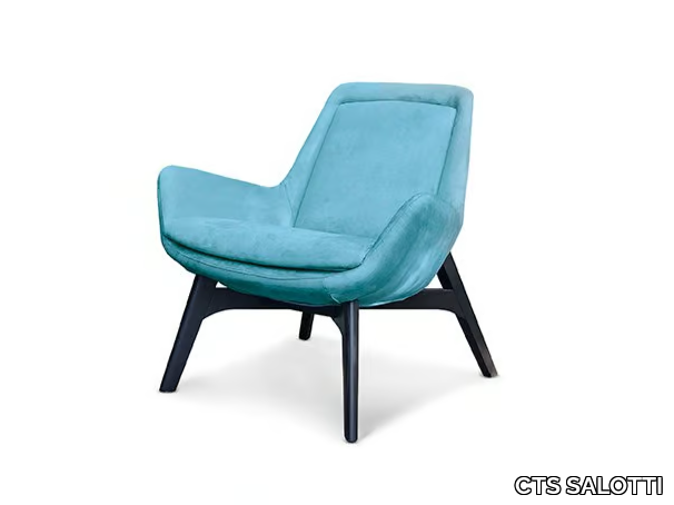 VANITY - Fabric easy chair with armrests _ CTS SALOTTI