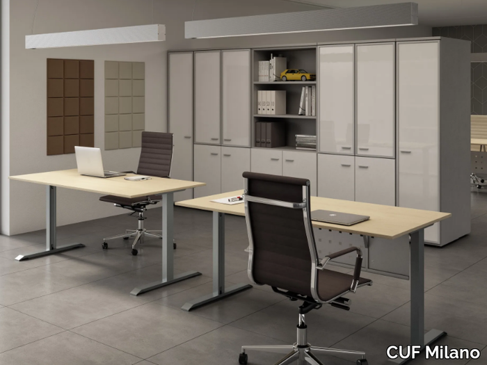 ISOLA - Rectangular office desk _ CUF Milano