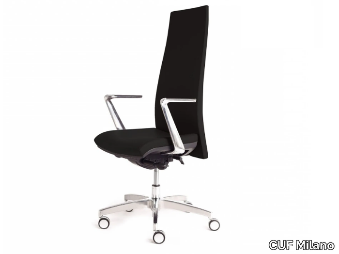 GIOCONDA - Office chair with armrests with 5-Spoke base _ CUF Milano