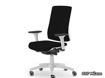 ORIA RETE - Swivel height-adjustable office chair with 5-Spoke base _ CUF Milano