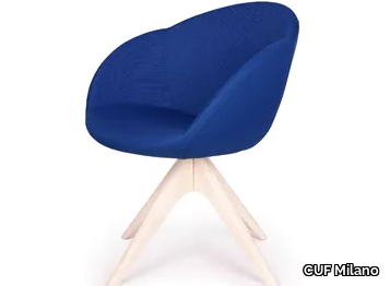 IRIS - Fabric chair with armrests _ CUF Milano