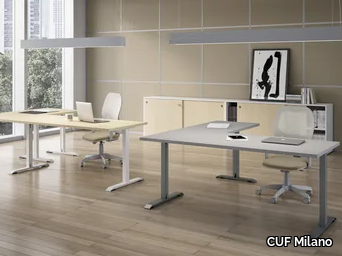 ISOLA - L-shaped office desk _ CUF Milano