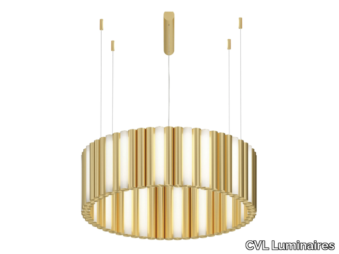 GAMMA R58 - LED brass pendant lamp _ CVL Luminaires