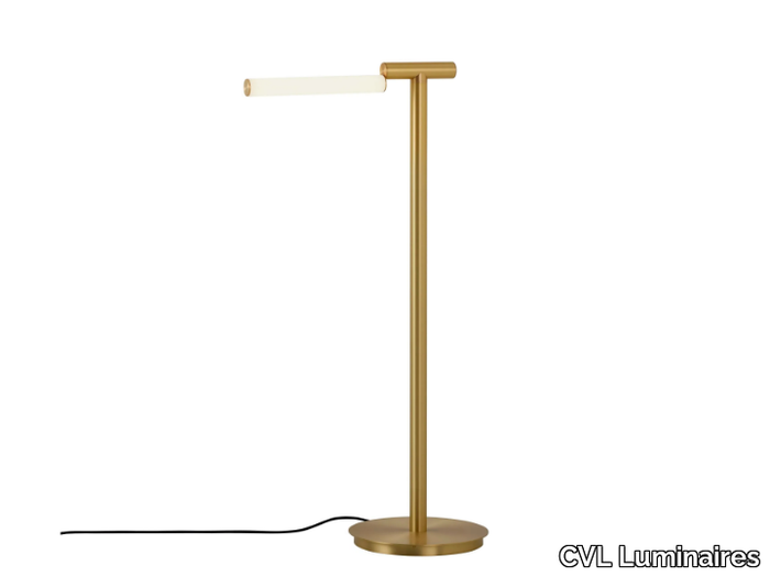 SIGNAL PIVOT - LED brass floor lamp _ CVL Luminaires