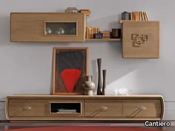 AMARCORD DAY - Sectional wooden storage wall _ Cantiero