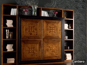 CA' VENIER - Wall-mounted wooden bookcase _ Cantiero