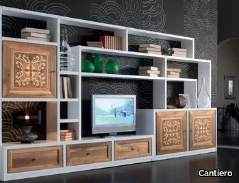 CA' VENIER - Sectional wooden storage wall _ Cantiero