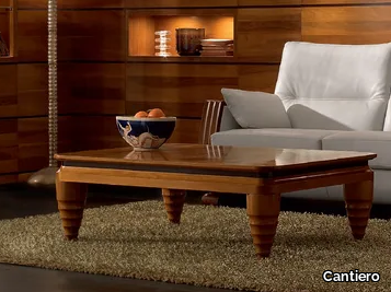 ELETTRA DAY - Low rectangular solid wood coffee table _ Cantiero