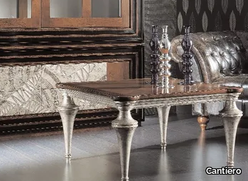 ÉTOILE DAY - Square silver leaf coffee table _ Cantiero