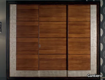 ÉTOILE NIGHT - Solid wood wardrobe with sliding doors _ Cantiero