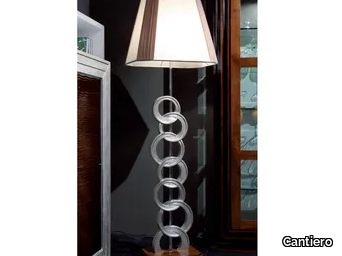 ÉTOILE NIGHT - Silver leaf floor lamp _ Cantiero