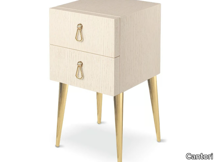 CITY - Wooden bedside table with drawers _ Cantori