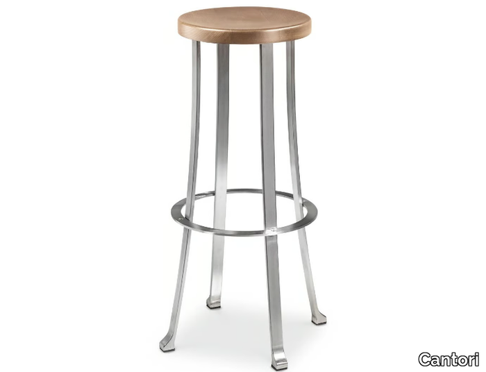 DIVINO - High stool with footrest _ Cantori