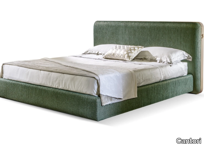 ELVIS - Upholstered fabric double bed _ Cantori