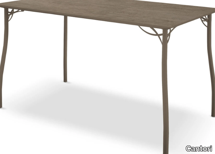 JACK - Rectangular iron table _ Cantori