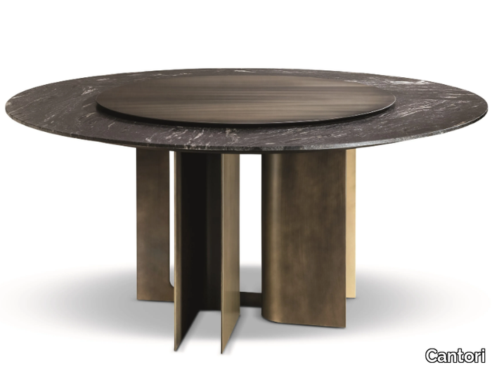 MIRAGE - Round table with Lazy Susan _ Cantori