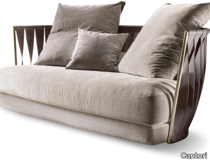 TWIST - 2 seater velvet sofa _ Cantori