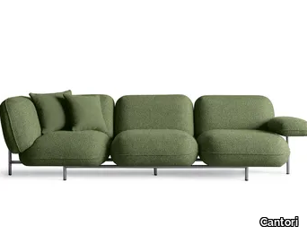 CLOUD - Modular fabric garden sofa _ Cantori