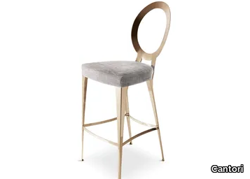 MISS - High iron stool with back _ Cantori