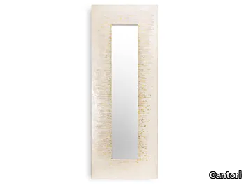 AFRICA GOLDEN CITY - Rectangular wall-mounted framed mirror _ Cantori