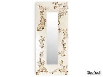 AFRICA FLOWING - Rectangular wall-mounted framed mirror _ Cantori
