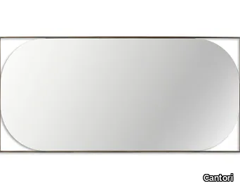 WILLOW - Rectangular framed wall-mounted mirror _ Cantori