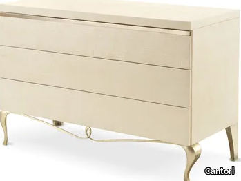 GHIRIGORI NEW - Wooden chest of drawers with integrated handles _ Cantori