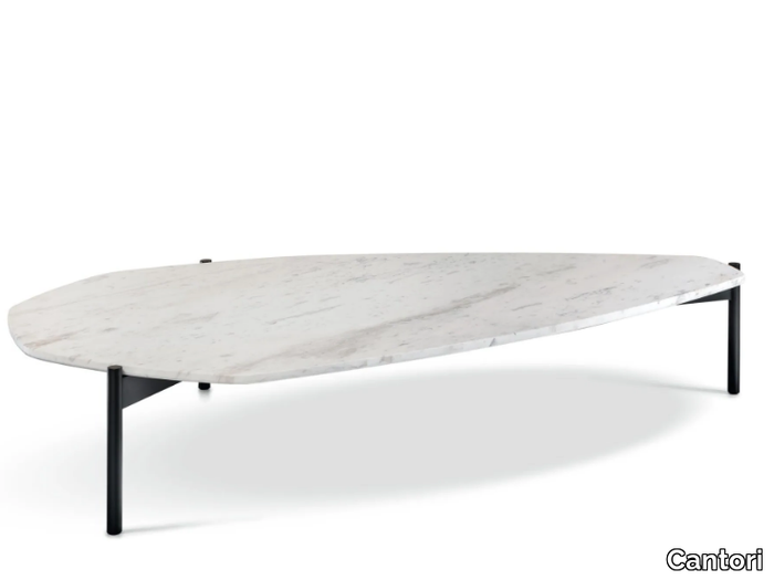 JOHNSON - Low marble coffee table _ Cantori