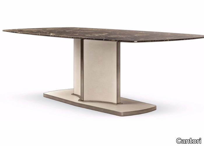 VOYAGE - Rectangular marble table _ Cantori