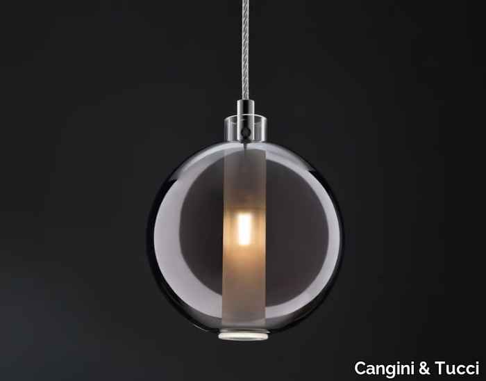 ECLISSE - Direct light blown glass pendant lamp _ Cangini & Tucci