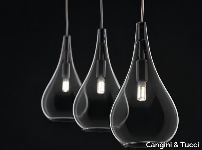 LACRIMA MINI - Blown glass pendant lamp _ Cangini & Tucci