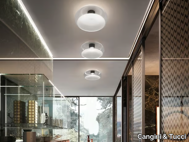 FOLD - LED glass ceiling light _ Cangini & Tucci