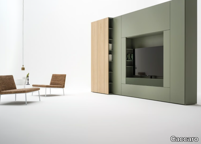 ROOMY - TV wall system _ Caccaro