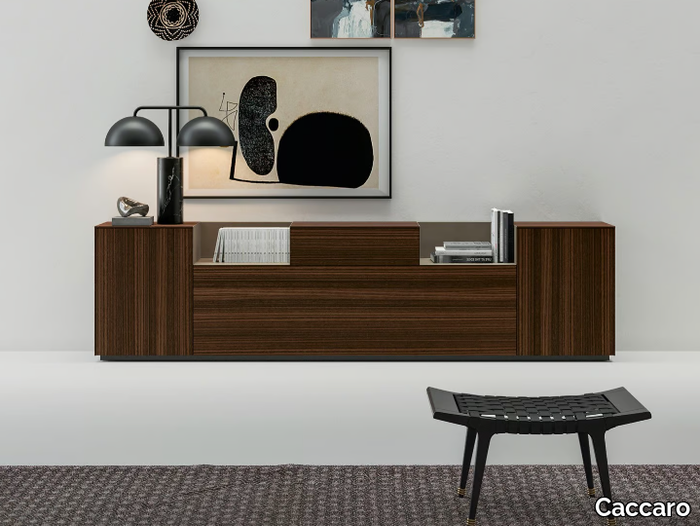 WALLOVER® COMPOSITION 19 - Modular wooden sideboard _ Caccaro