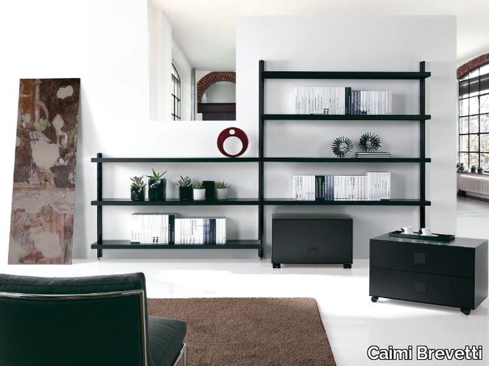 BIG HOME - Wall-mounted sectional bookcase _ Caimi Brevetti